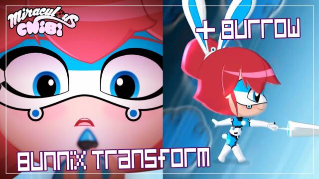 MIRACULOUS YOUNG BUNNIX 🐰Transformation + Burrow CHIBI