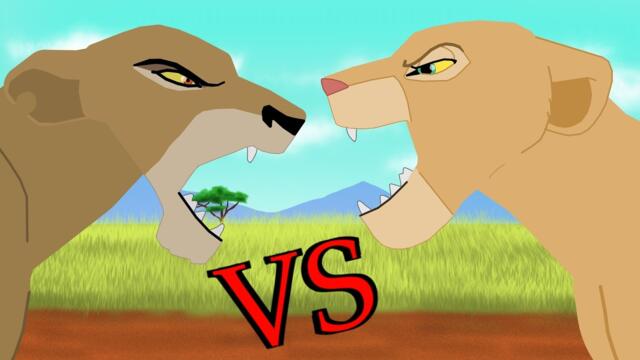 NALA VS ZIRA - The Lion King Fight Animation