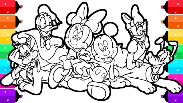 Mickey Mouse Clubhouse Disney Junior Coloring Pages for Kids