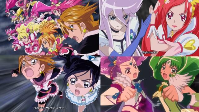 Precure New Stage 3 - Awesome Fight Scene (2/3)
