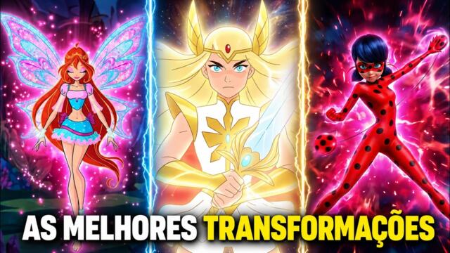 As Transformações Mais Épicas dos Desenhos Animados
