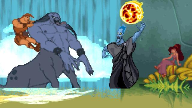 Disney's Hercules (PS1) All Bosses (No Damage, Herculean)