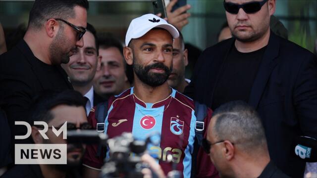 Mohamed Salah Receives Hero's Welcome in Turkey After Blockbuster Trabzonspor Transfer | AD1G