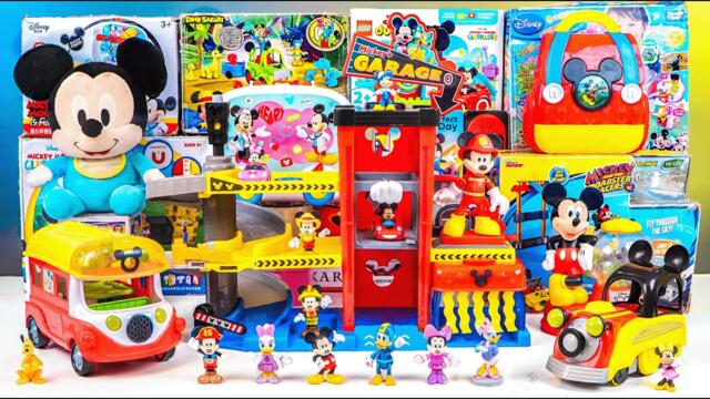 Satisfying with Unboxing Disney Mickey Mouse Garage Playset | Review Toys ASMR