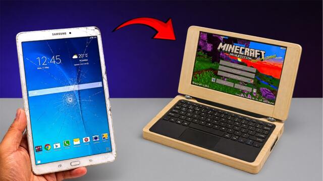 I Turned an Old Tablet into a Gaming Laptop!