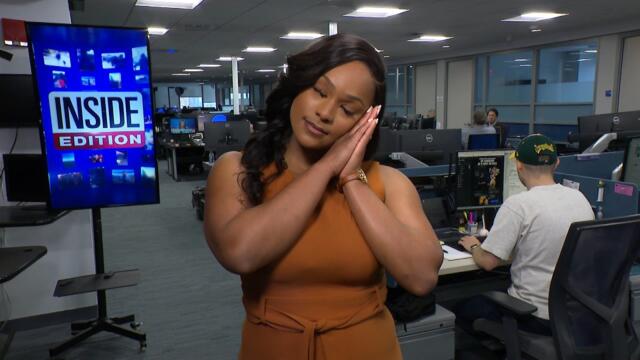 Wide Awake 'Sleeping Anchor' Visits Inside Edition