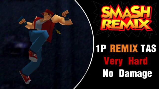 Smash Remix [TAS] - Terry Remix Mode (Very Hard, No Damage)