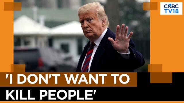 President Donald Trump Says He Prefers A Deal With Iran But 'All Options Are Open' | N18G