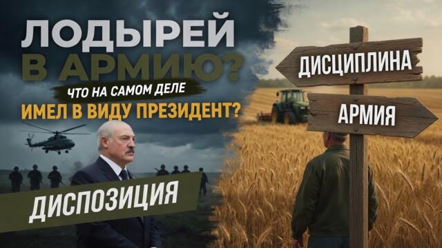 Лодырей в армию? Что на самом деле имел в виду Президент? Диспозиция