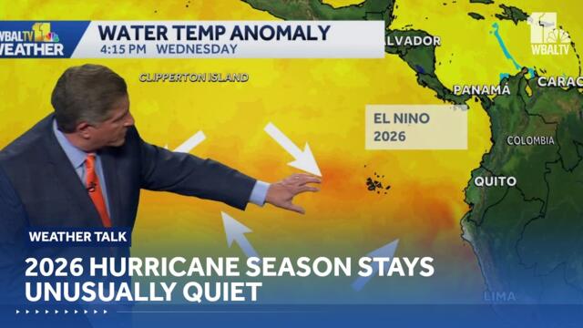 2026 hurricane season stays unusually quiet as El Niño slows storm formation in the Atlantic