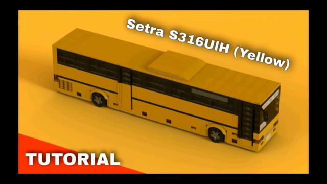 LEGO Setra S316UlH (Yellow Version) MOC | Tutorial