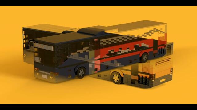 LEGO Setra S316UlH (Salty Hills Version) MOC | Tutorial
