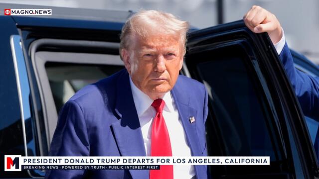🇺🇸 President Trump Departs for RNC Meeting in Los Angeles, California [LIVE]