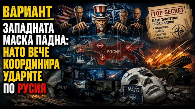 ЗАПАДНАТА МАСКА ПАДНА: НАТО ВЕЧЕ КООРДИНИРА УДАРИТЕ ПО РУСИЯ,  Вариант #963
