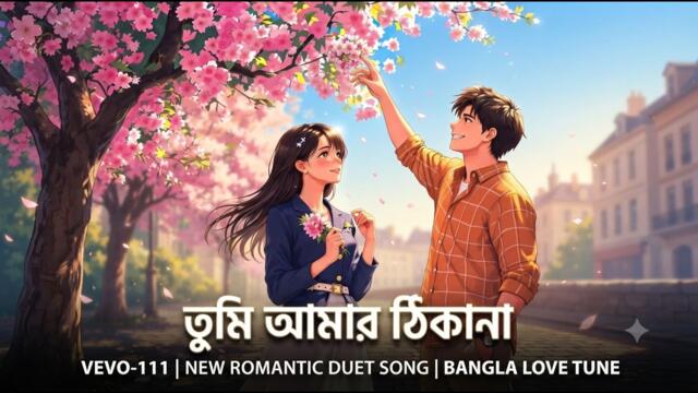 তুমি আমার ঠিকানা | New Romantic Duet Song | Bangla Love Song | VEVO-111
