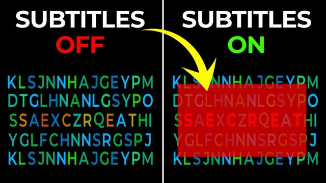 Turn On Subtitles to Reveal the Hidden Message