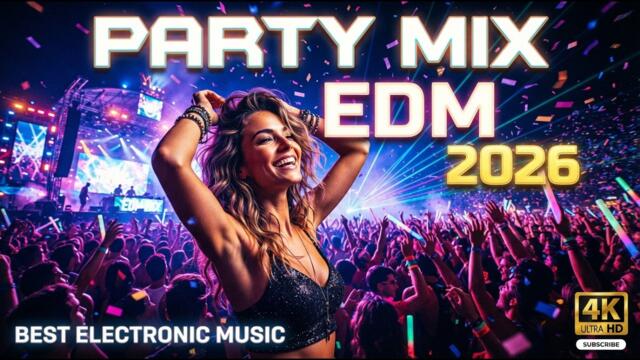Bass Boosted EDM 2026 🎵 Party Music | Night Drive Dance Mix