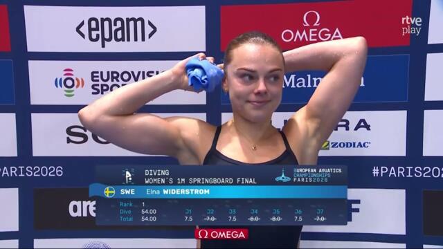 Diving Women 1m Springboard FINAL 2026 European Championships