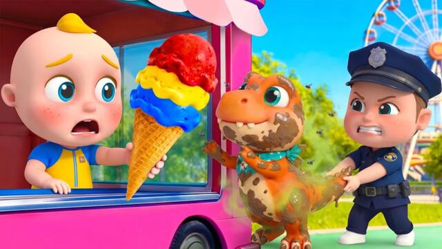Dino Takes a Bubble Bath Song | Dino in the Mud | Kids Song | Bima Nursery Rhymes