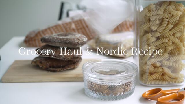 Grocery Haul & Simple Nordic Recipe | Spinach Crêpes