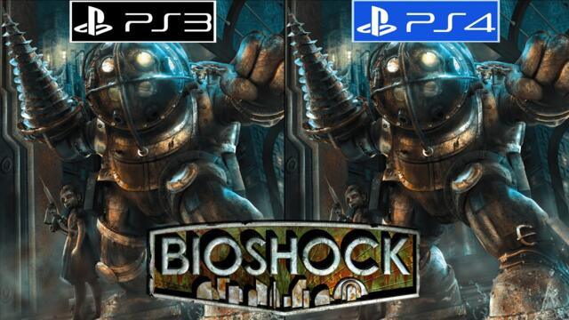 BioShock PS3 vs PS4 - Original vs Remastered - Graphics Comparison - Framerate - Loading Times - 4k