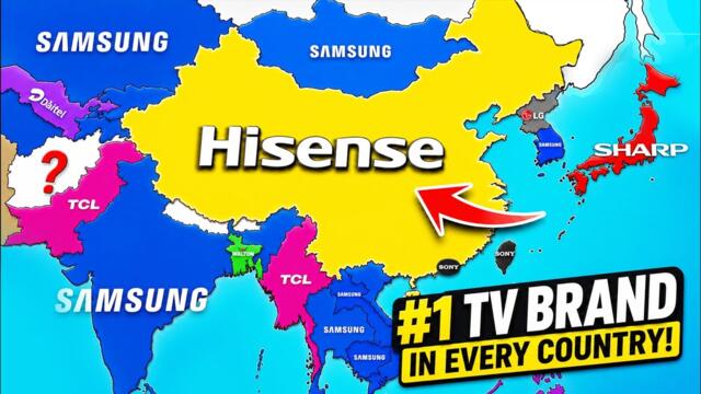 Most Popular TV BRAND in Every Country in 2026