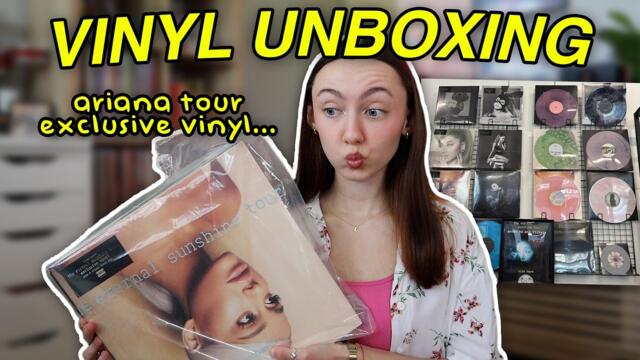 ARIANA GRANDE *POP-UP/TOUR EXCLUSIVE* VINYL UNBOXING!