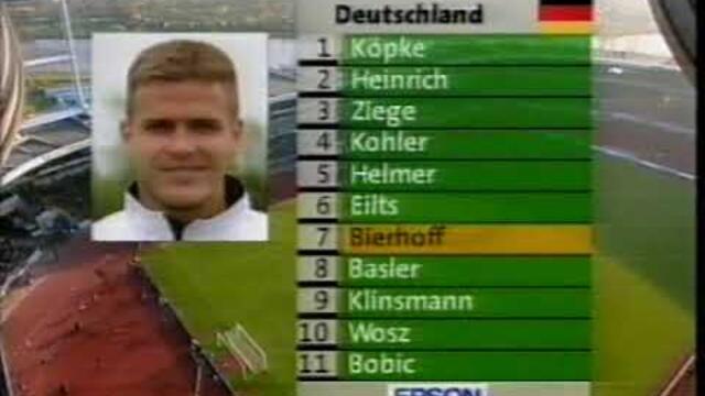 WM 98 Qualifier Germany v Ukraine 30 APR 1997