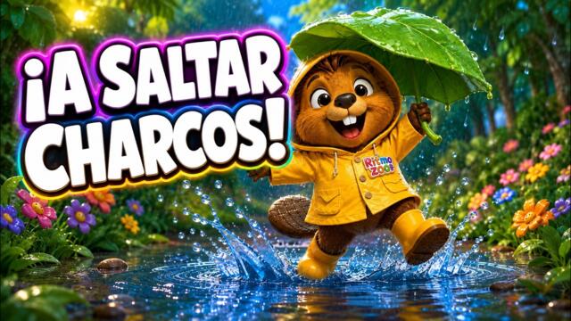 ¿Bebé aburrido por la lluvia? 🌧️ Canción para jugar