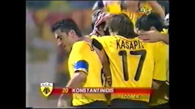 2001-02 UEFA CUP Round of 32 (1) AEK-LITEX LOVECH