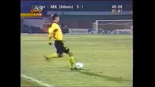2001-02 UEFA CUP Round of 32 (2) LITEX LOVECH-AEK