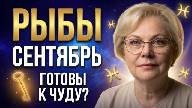 РЫБЫ: Сентябрь откроет то, что было скрыто. Вы готовы к чуду? 🌌