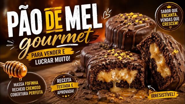Como fazer Pão de mel para vender