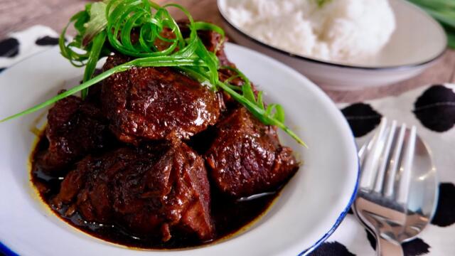 So Tender! Balinese Style Braised Beef You'll Love 巴厘风味焖牛肉 Southeast Asian Beef Shank Knuckle Recipe