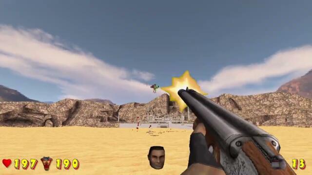 Duke 3D - Serious Sam "The Build Engine Encounter" TC (FULL GAMEPLAY TEST : INTRO, MAP 1 TO MAP 4)
