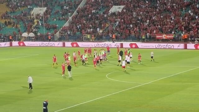 ЦСКА - Макаби.13.08.2026г. След края на мача.