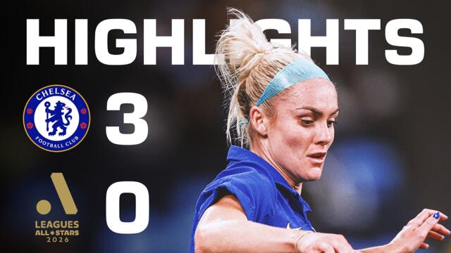 Chelsea Women 3-0 A-League All Stars | Highlights | Sydney Super Cup