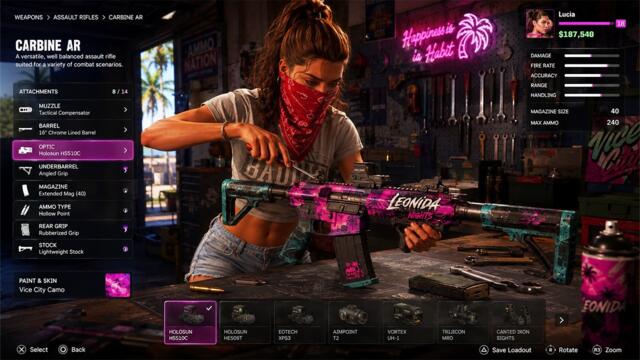 GTA 6 - Armory & Weapon Customization System