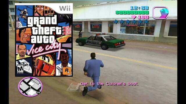 Grand Theft Auto: Vice City Running on Nintendo Wii (New Port)