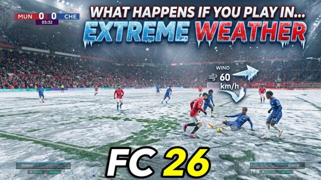 What Happens if You Play in Extreme Weather in FC 26?