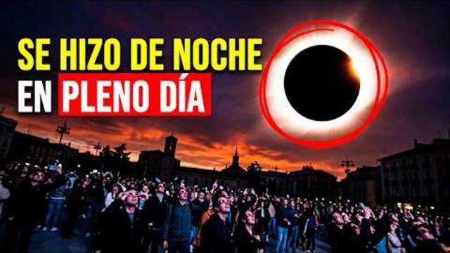 MIRA EL ECLIPSE SOLAR. ASÍ DESAPARECIÓ EL SOL HOY