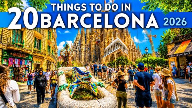 Best Things To Do in Barcelona Spain 2026 4K