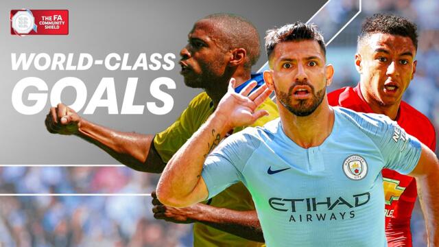 Legends All Over! 😮‍💨 | Community Shield Goals That Are PURE CLASS