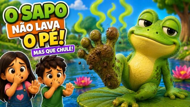 O Sapo Não Lava o Pé 🐸 | Música Infantil