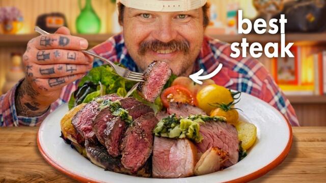 I Made the Best Steak & Potatoes… in a Pizza Oven?!