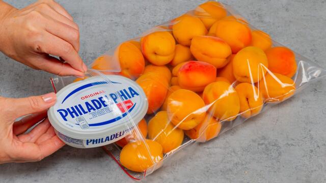 No-bake cake with Philadelphia and apricots that will conquer anyone