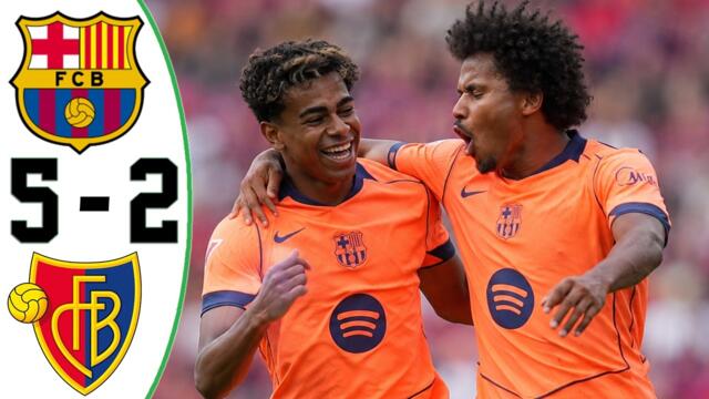 Barcelona vs Basel 5-2 All Goals & Highlights 2026