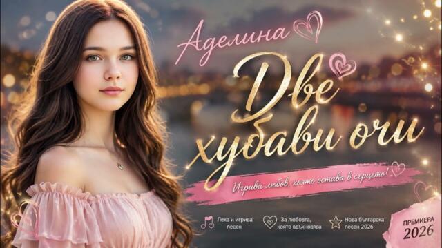 Аделина - Две хубави очи | Нова българска любовна песен 2026 ❤️