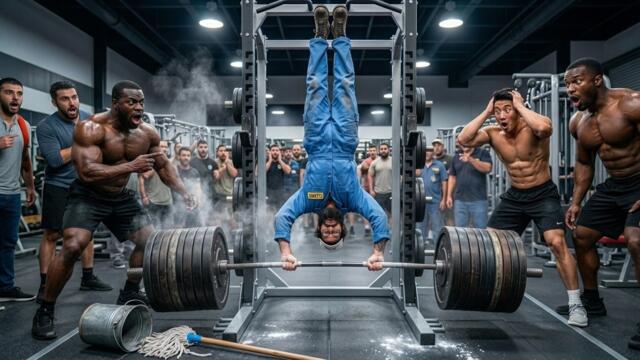 They Laughed at the Cleaner… Until He Lifted THIS 💪🔥Anatoly prank
