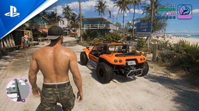 Grand Theft Auto VI: Extended Look Next Gen Vice City | 4K PS5 Gameplay - Fan Made Concept Graphics
